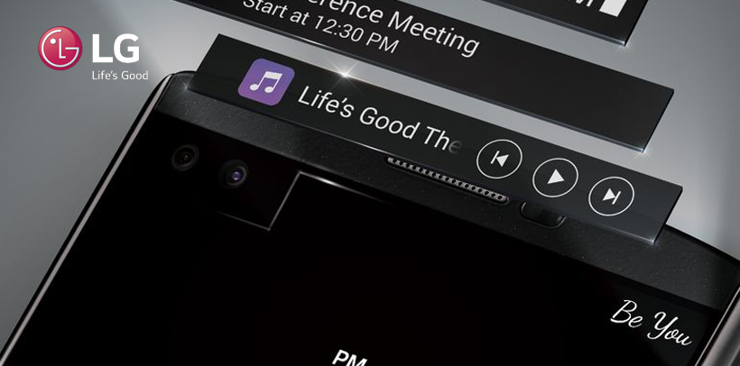 LG V10: Cómo sacarle provecho a la segunda pantalla