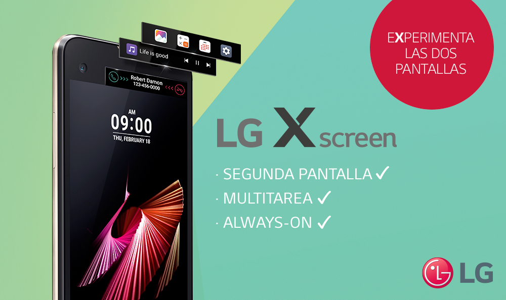LG X Screen, un smartphone con dos pantallas