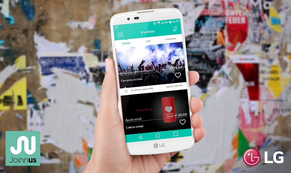 Joinuss: Una app que te permite comprar entradas a eventos desde tu Smartphone.