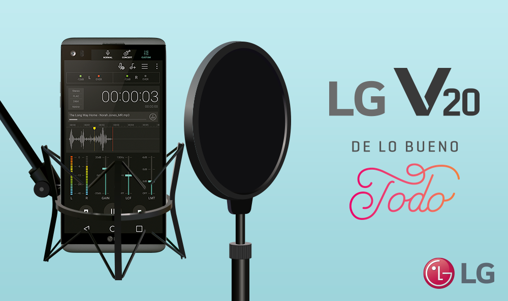LG V20: Explota todo tu lado musical