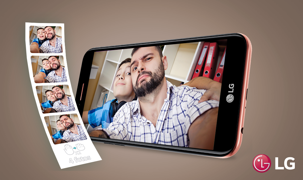Selfies al instante con tu LG K10 2017