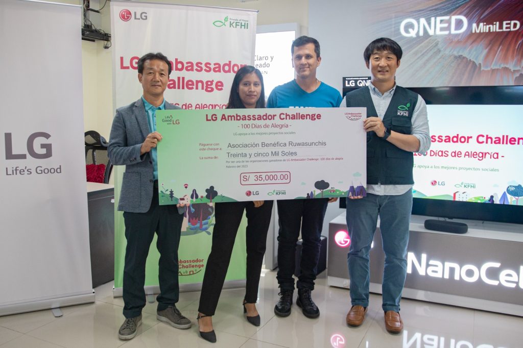 Proyectos sociales ganadores LG Ambassador 2