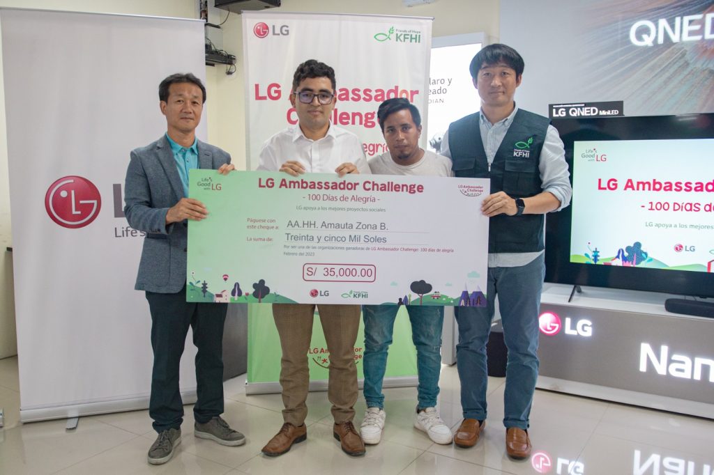 Proyectos sociales ganadores LG Ambassador 3